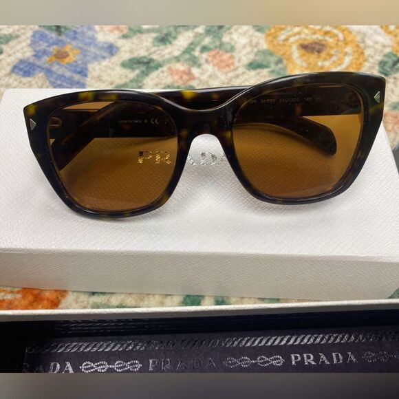 Prada Tortoise Shell Sunglasses - Picture 2 of 10